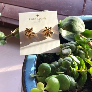 Kate Spade Gold Bow Studs